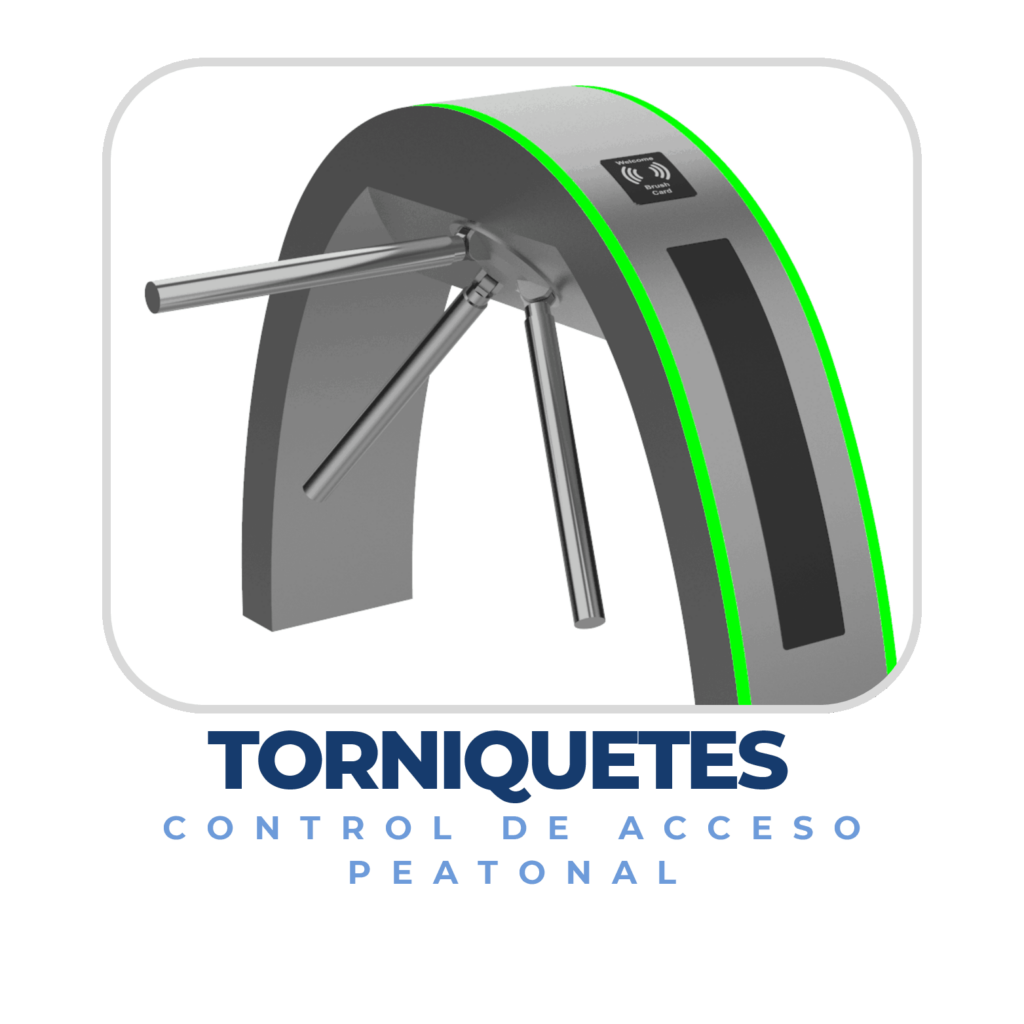 Torniquetes control de acceso peatonal